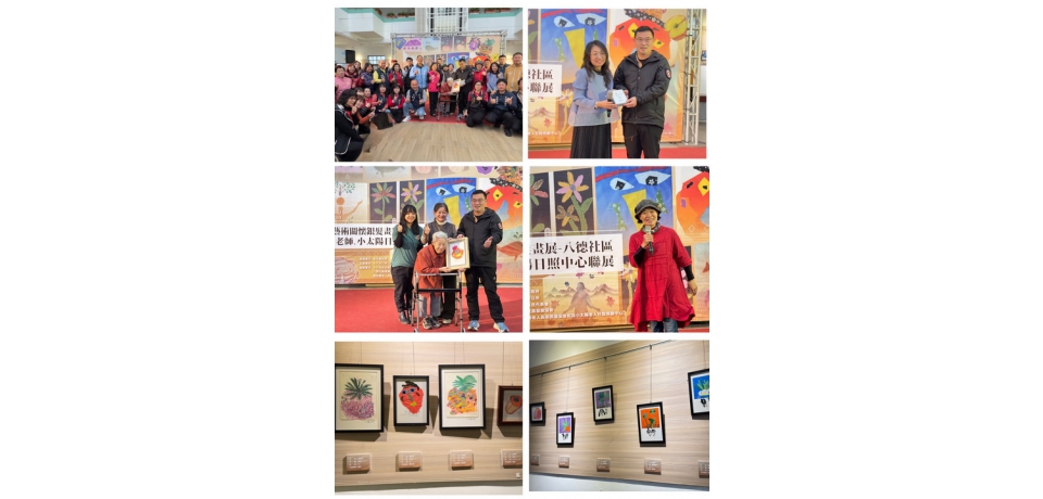 115年藝術關懷銀髮畫展斗六市公所中庭策展 展現銀髮族群豐沛生命能量