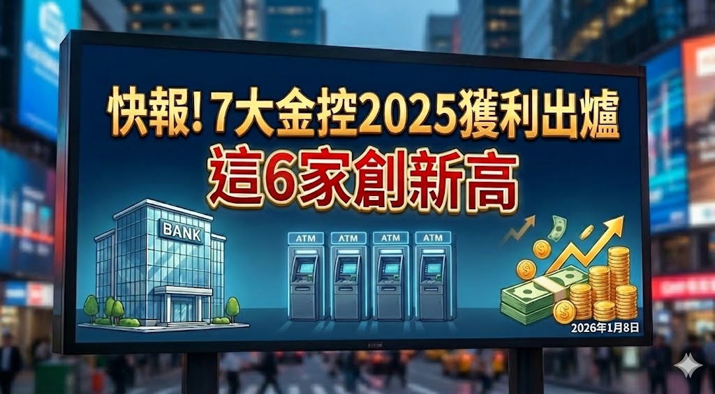 永豐、第一、華南、玉山、兆豐、元大金2025獲利創新高 一表掌握