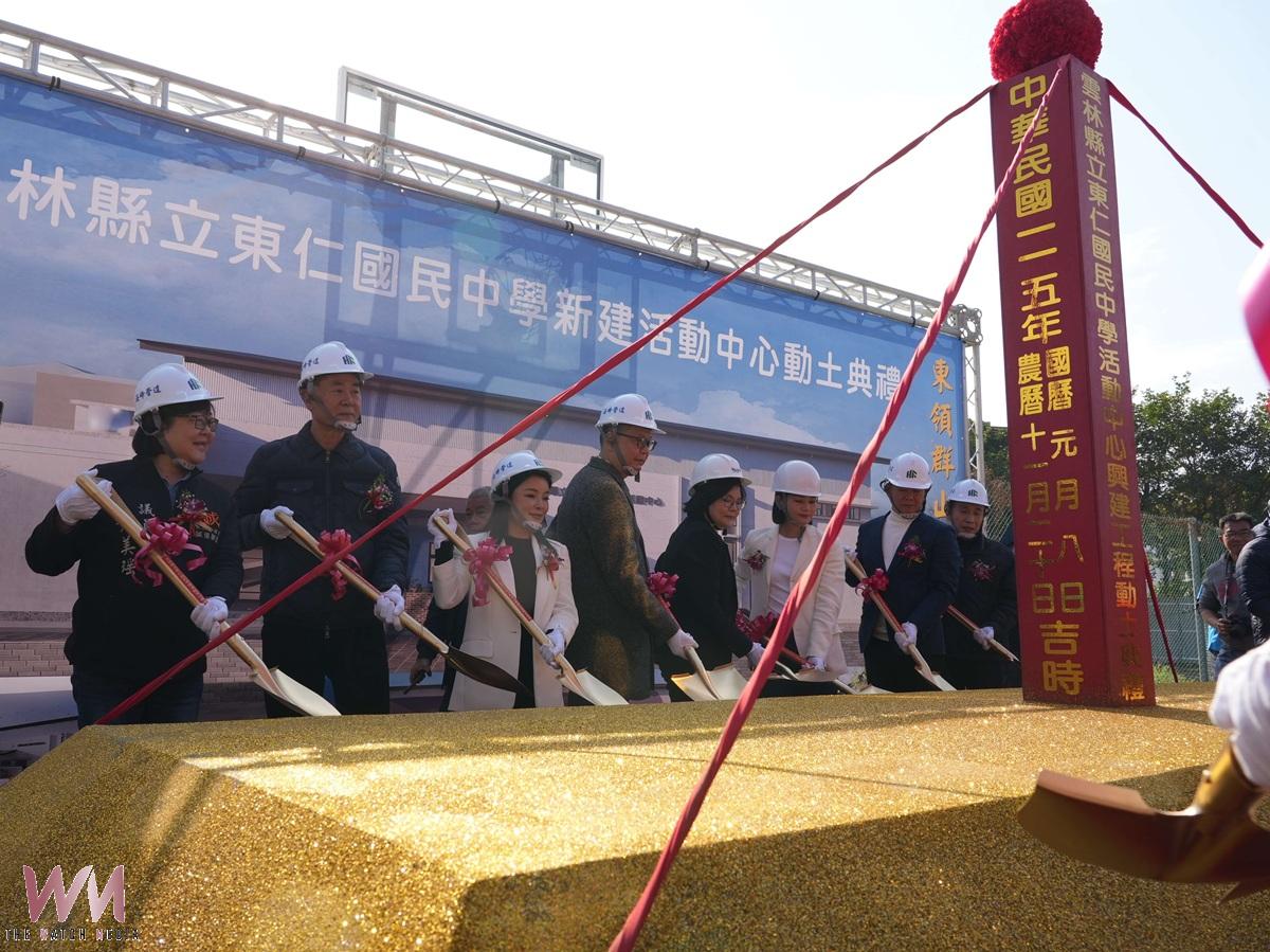 教育不能等！張麗善推動東仁國中活動中心動土　打造完善學習空間
