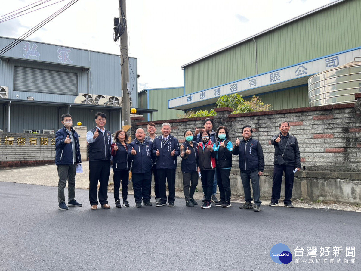 大里區草堤路158巷道路重舖完工,改善行車舒適性與安全性