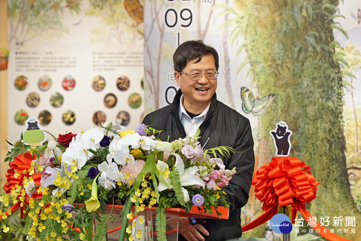 內政部國家公園署長王成機出席致詞，國家公園署將攜手各界夥伴，包含企業ESG投入，持續深化黑熊保育行動，為臺灣自然生態與世代共榮的未來穩健前行。（玉管處提供）