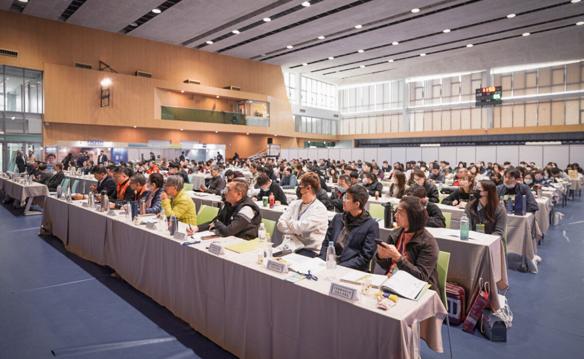 ▲2026 國際視光研討會今天在樹人醫專登場,吸引國內外視光專家與臨床實務人員齊聚一堂。(圖/樹人醫專提供)