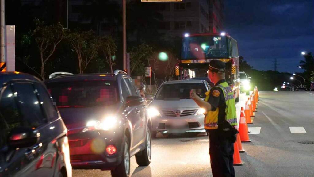 ▲東警交通大執法,守護民眾用路安全。