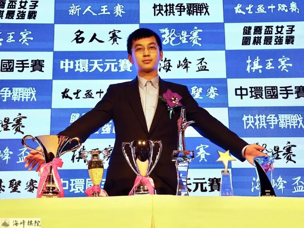 2025年獎金排名第一,許皓鋐棋王