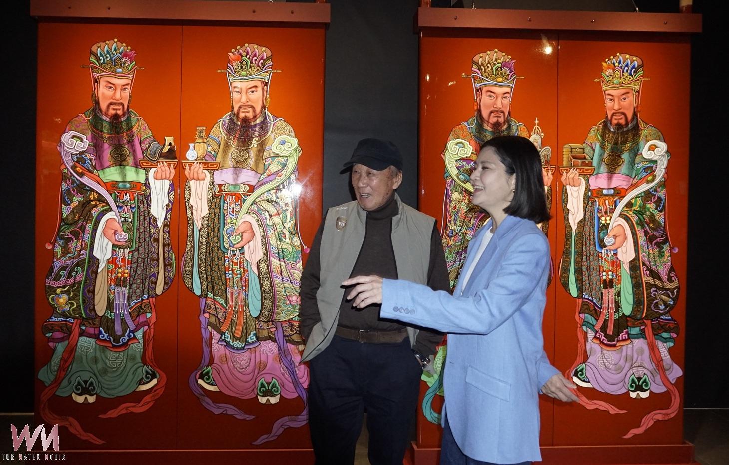 (有影片)/人間國寶洪平順門神新作首亮相 北港文化中心1月10日至27日展出 - https://www.watchmedia01.com