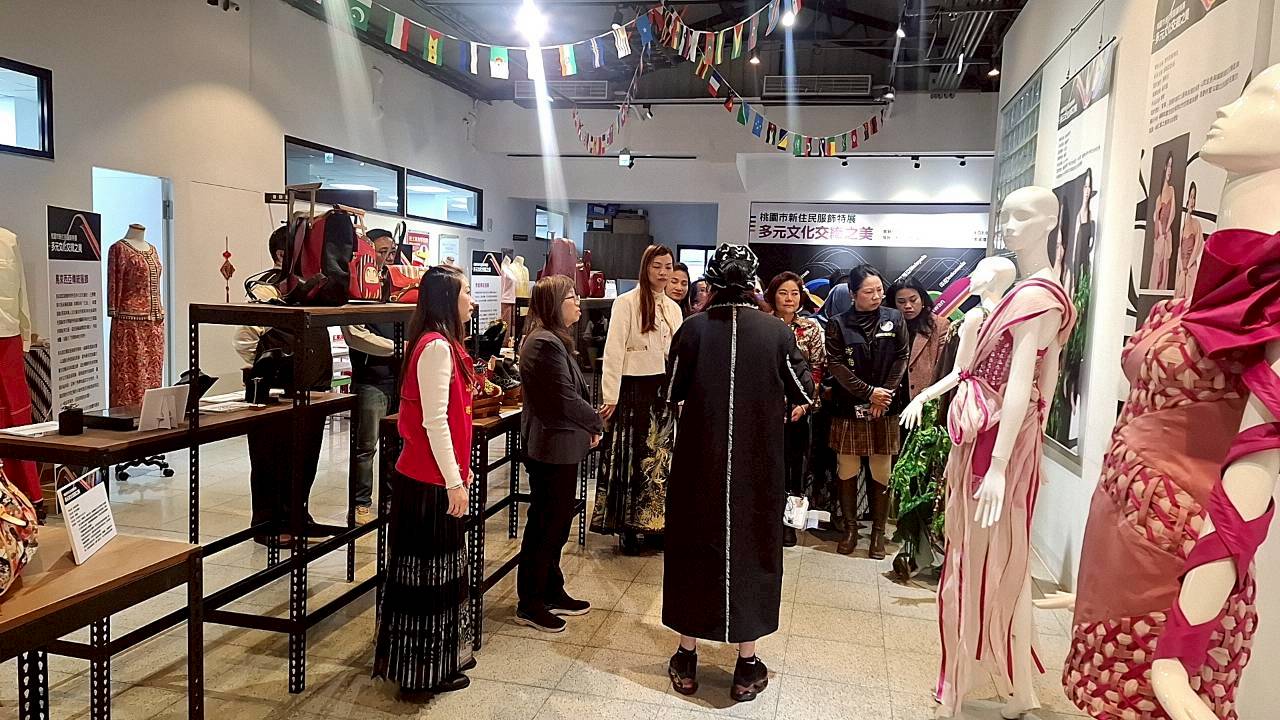 桃園新住民服飾特展閉幕倒數 融合傳統與創新呈現多元文化 545fsqwqe 1