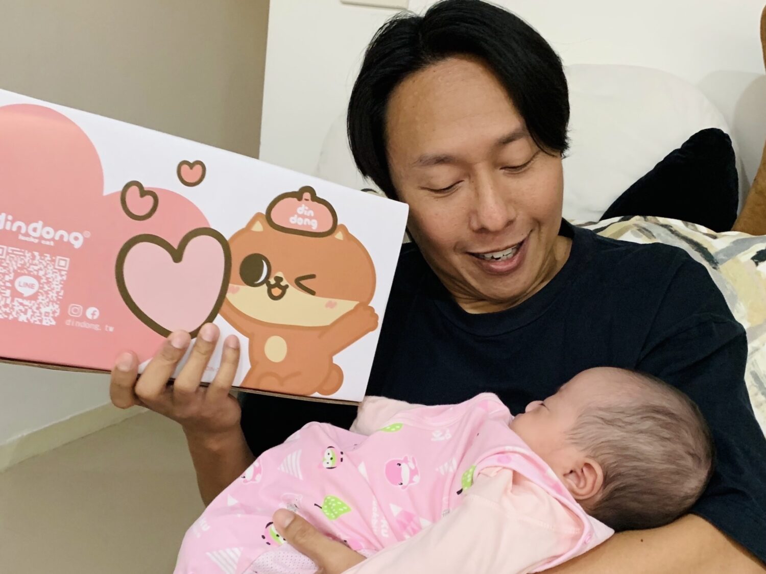 港星張啟樂,女兒在去年年底出生,晉升成為「港仔台爸」。(圖/張啟樂 提供)
