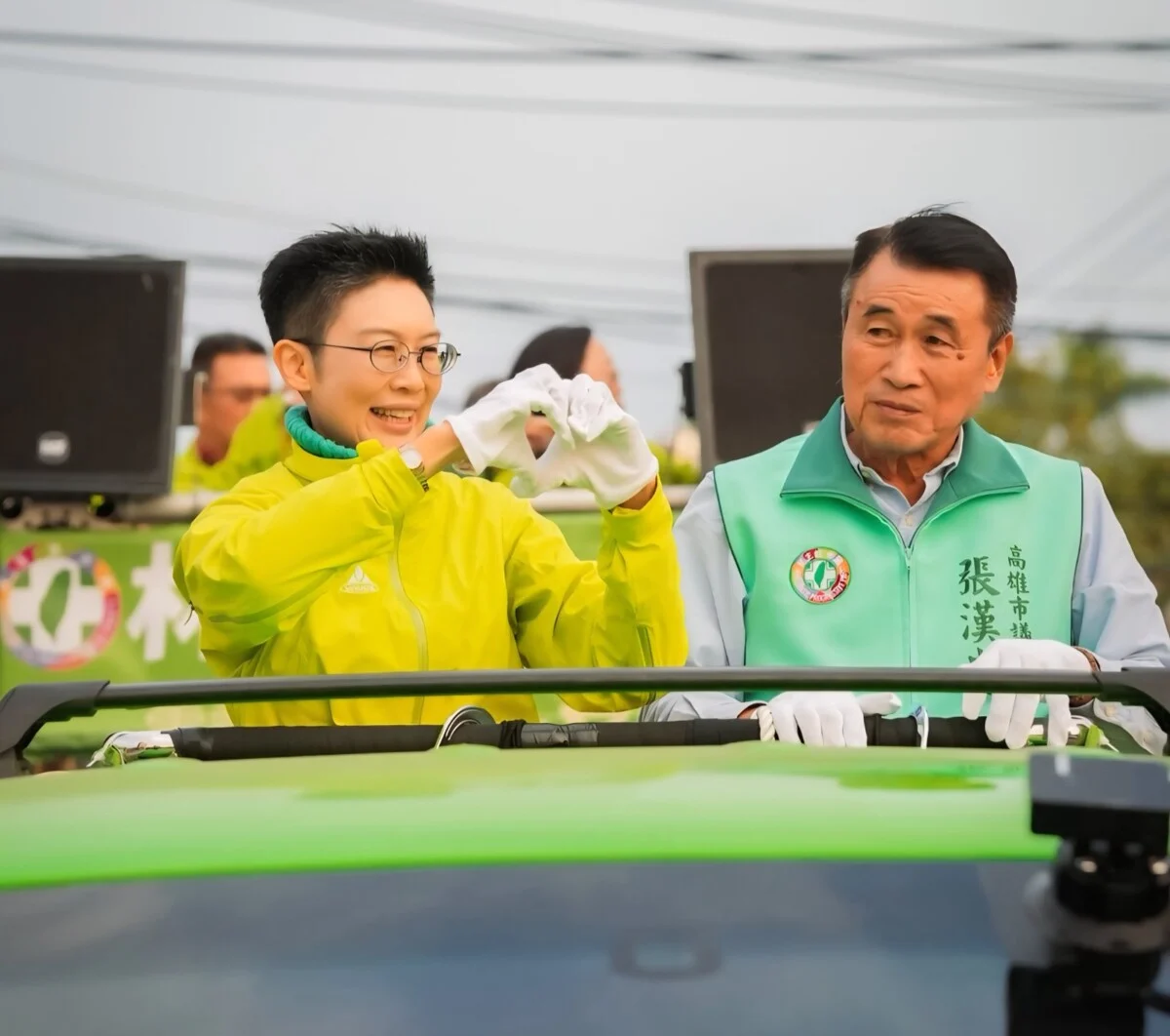 ▲面對抹黑與爭議,林岱樺鳳山掃街堅定表態:高雄第一、全力承擔。