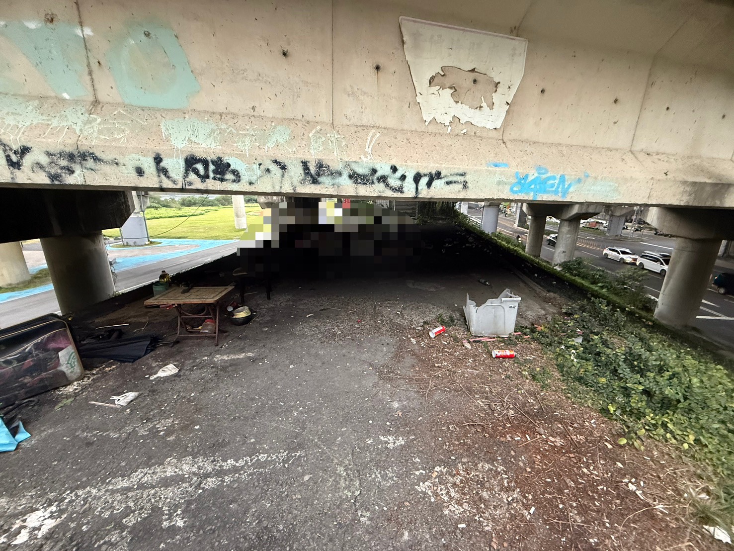 新北市三重區中興橋堤防下今(12)日下午傳出死亡案件。