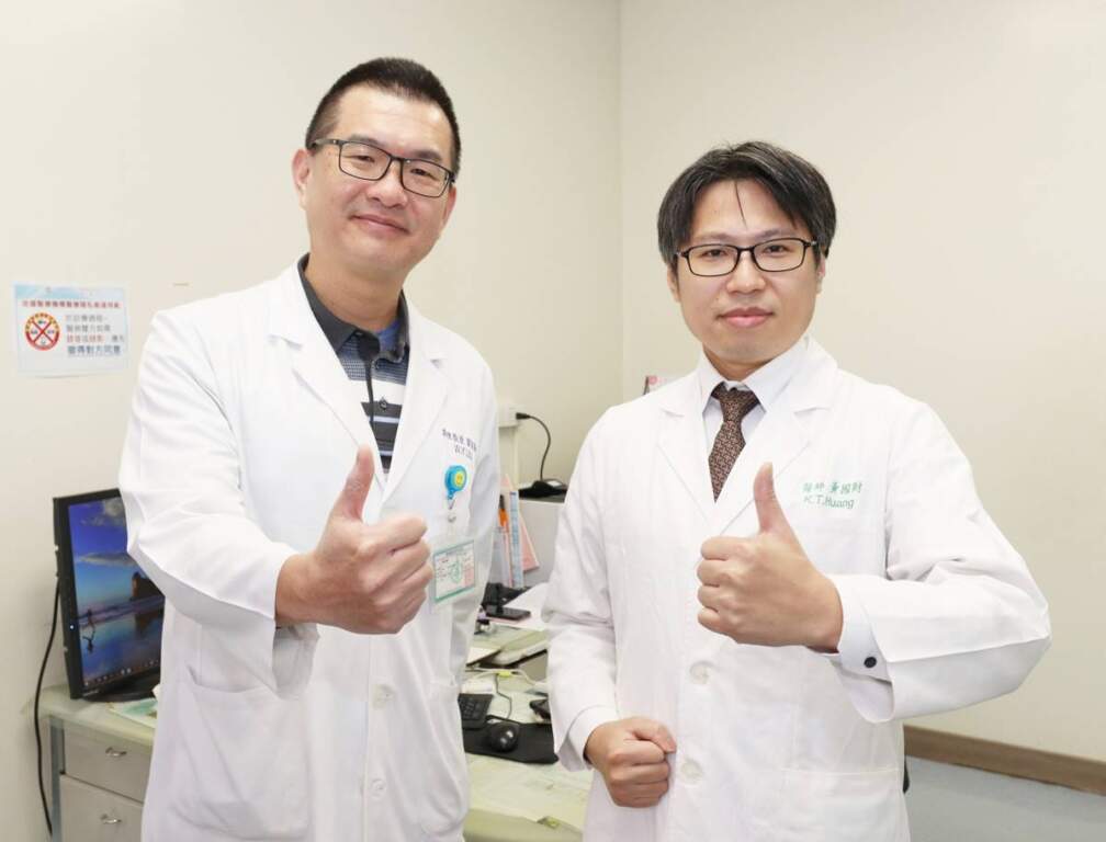 ▲劉緯陽主任（左）和黃國財醫師（右）。（圖／大里仁愛醫院提供）