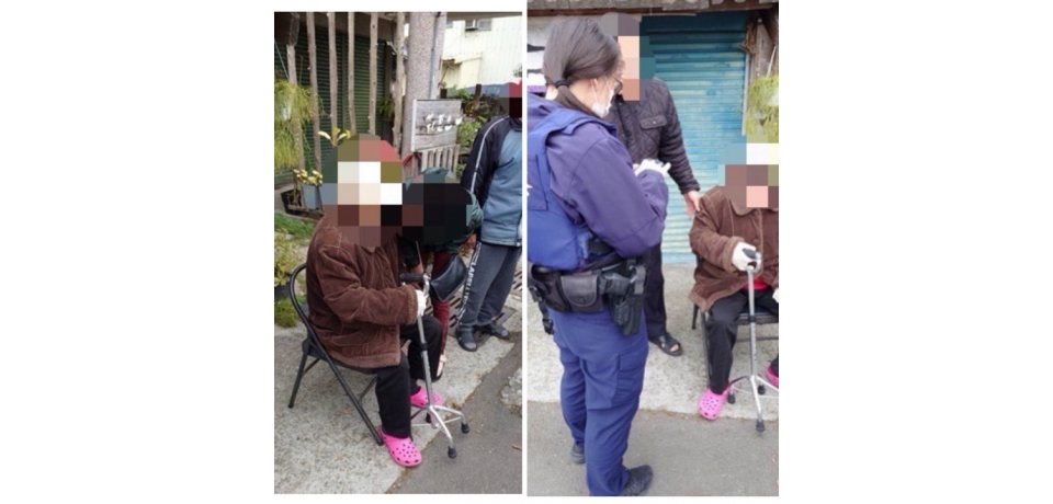 老婦迷途街頭　斗南警助其返家