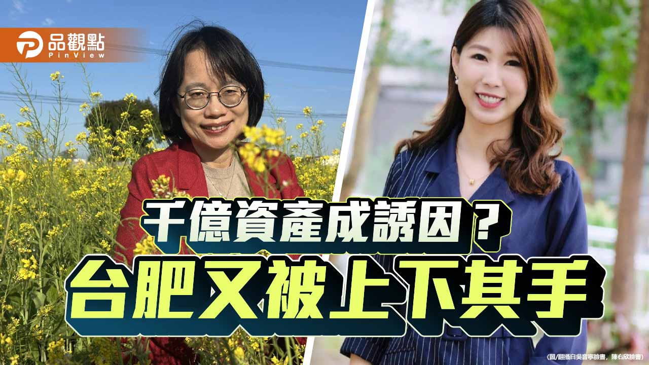 台肥成綠營糧倉?從吳音寧到陳右欣看賴政府的吃相與私心