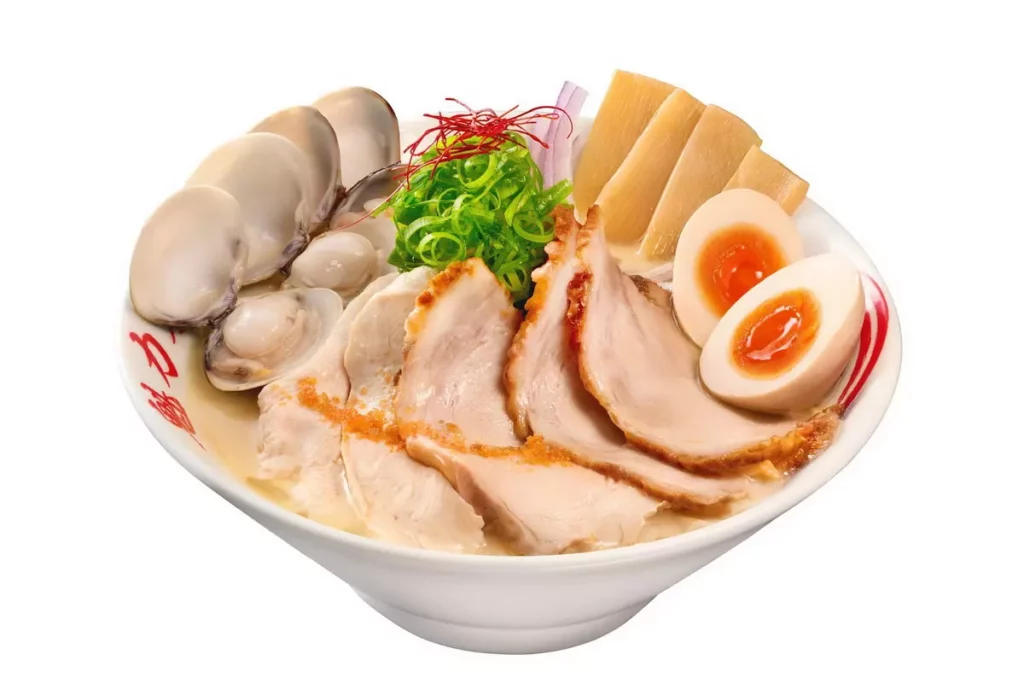 台北旗艦店限定款商品「金燦烏魚子雞白湯貝拉麵」