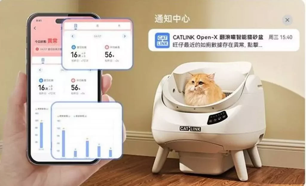 CATLINK Open-X 翻滾喵提供精準健康照護愛貓,與愛貓生活一輩子的美好方案。/業者提供。