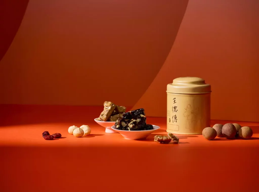 王德傳丙午新春禮德傳茶食_桂普核棗糕+古樹紅茶蔓越莓夏威夷豆牛軋糖,入丙午年限定色潤金茶罐