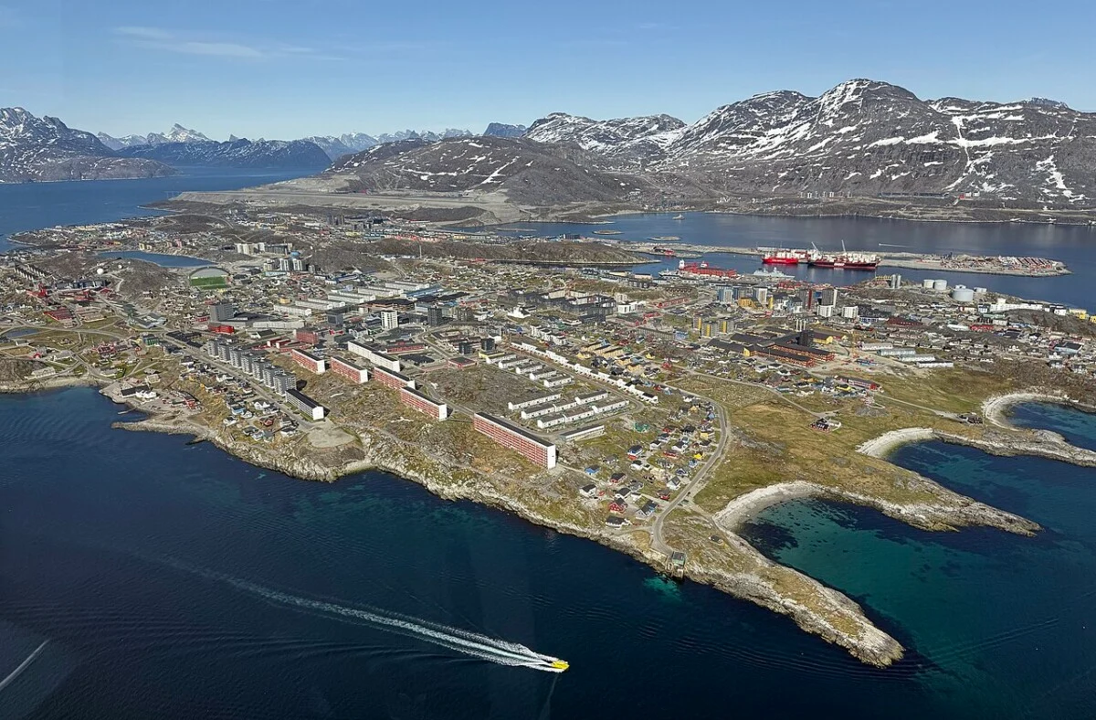 ▲格陵蘭島首府努克(Nuuk)