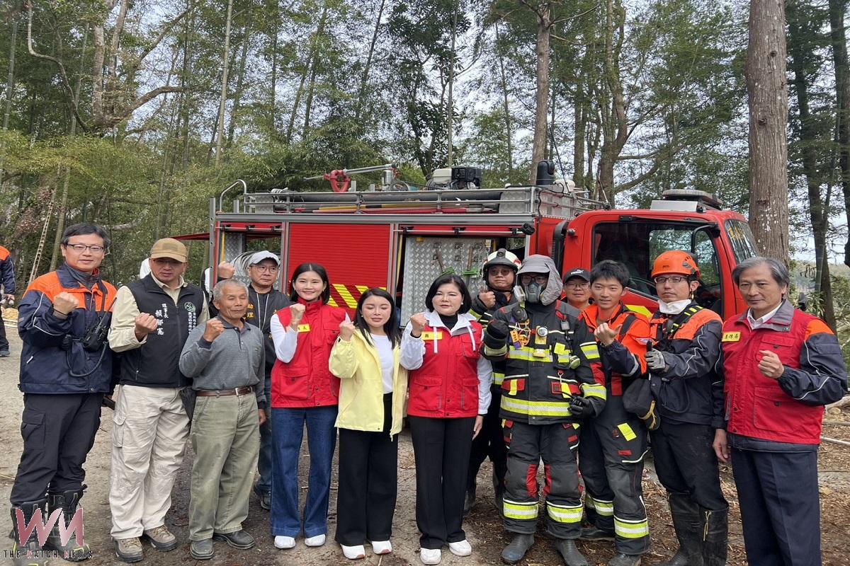 草嶺山林火警控制撲滅    張麗善率勘建置救災量能 - https://www.watchmedia01.com