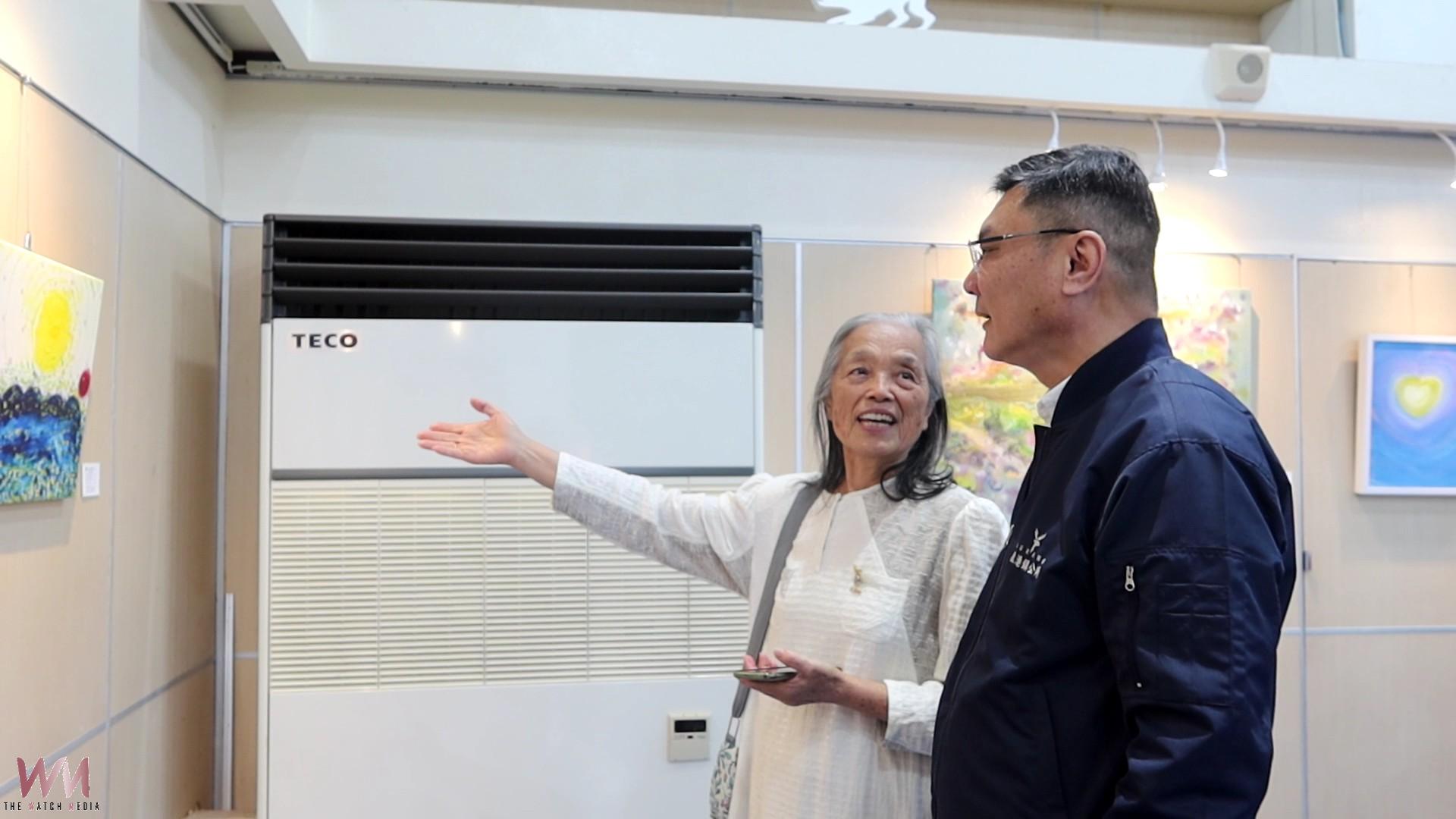 (有影片)/「為愛上彩」首展亮相 鹿港圖書藝文中心邀民眾與畫對話 - https://www.watchmedia01.com