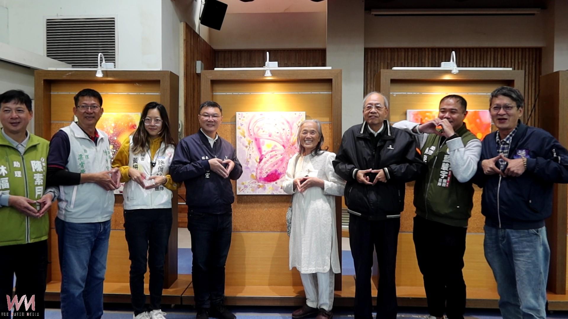 (有影片)/「為愛上彩」首展亮相 鹿港圖書藝文中心邀民眾與畫對話 - https://www.watchmedia01.com