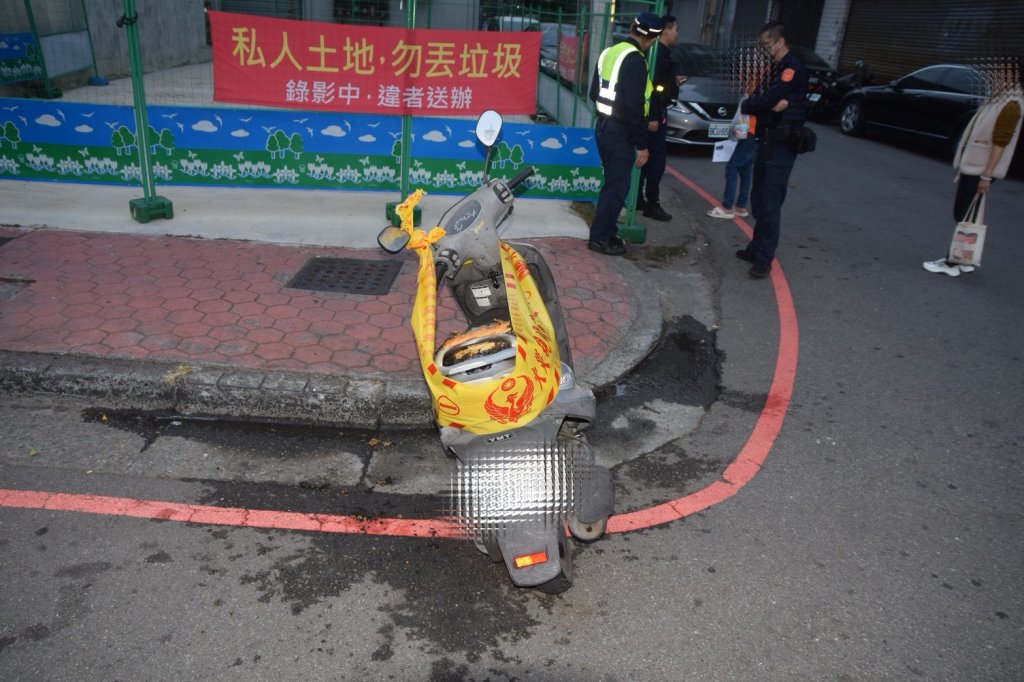 台中機車遭縱火!-金錢糾紛酒後情緒失控引發