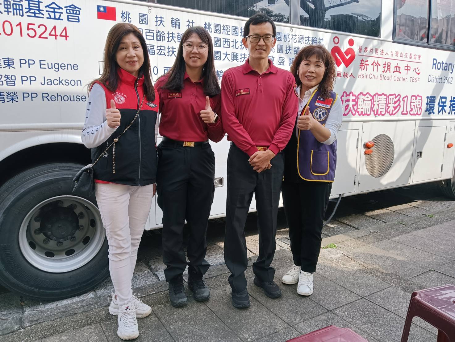 桃市大湳消防分隊結合捐血活動 傳授CPR、AED技能 782306 0 0