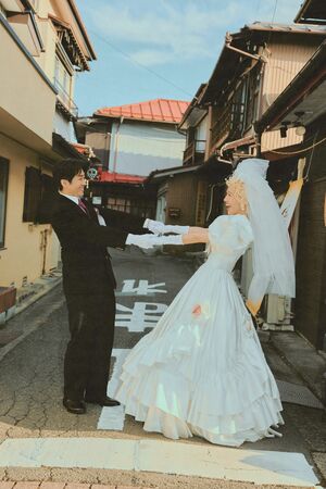 陳漢典與Lulu新一波婚紗照。(圖/天地合娛樂)