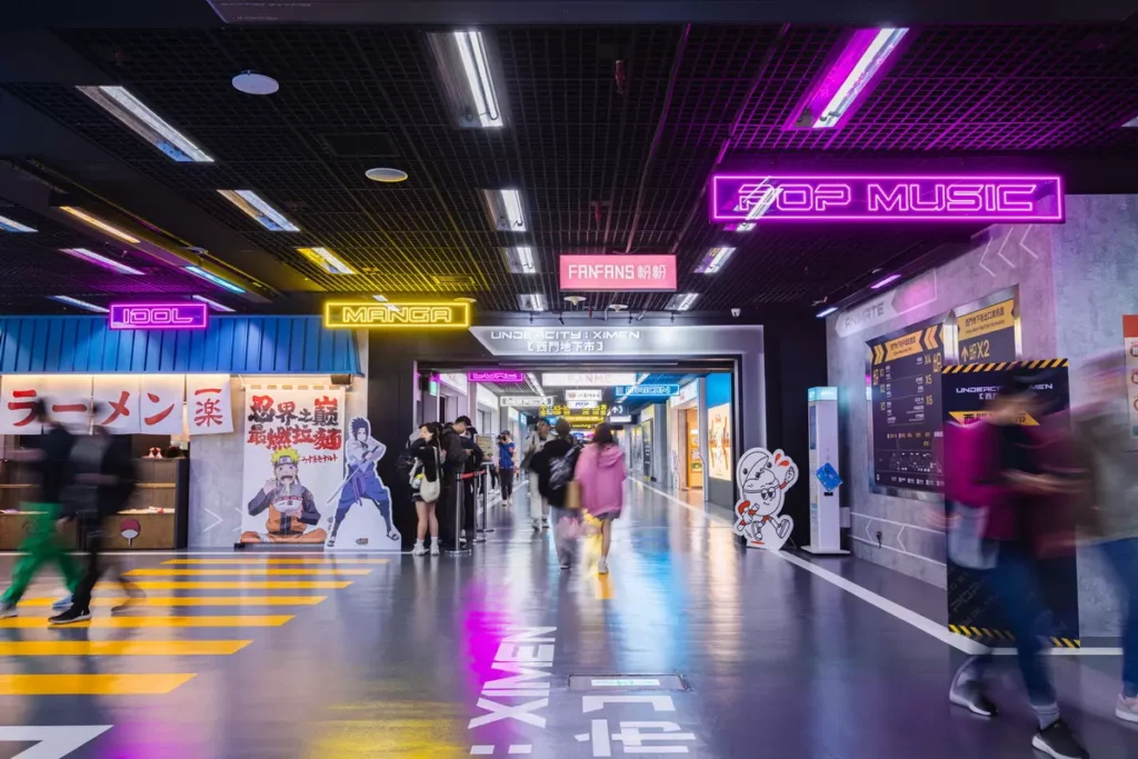 西門捷運站地下街重塑成為臺北首座結合動漫、二次元、潮流與 K-POP 文化的沉浸式娛樂文化場域