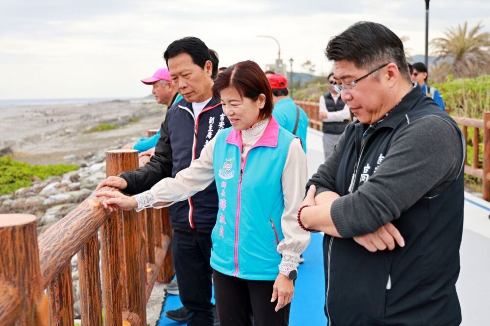 投入逾千萬優化騎行　游淑貞率隊視察吉安濱海段自行車道 193