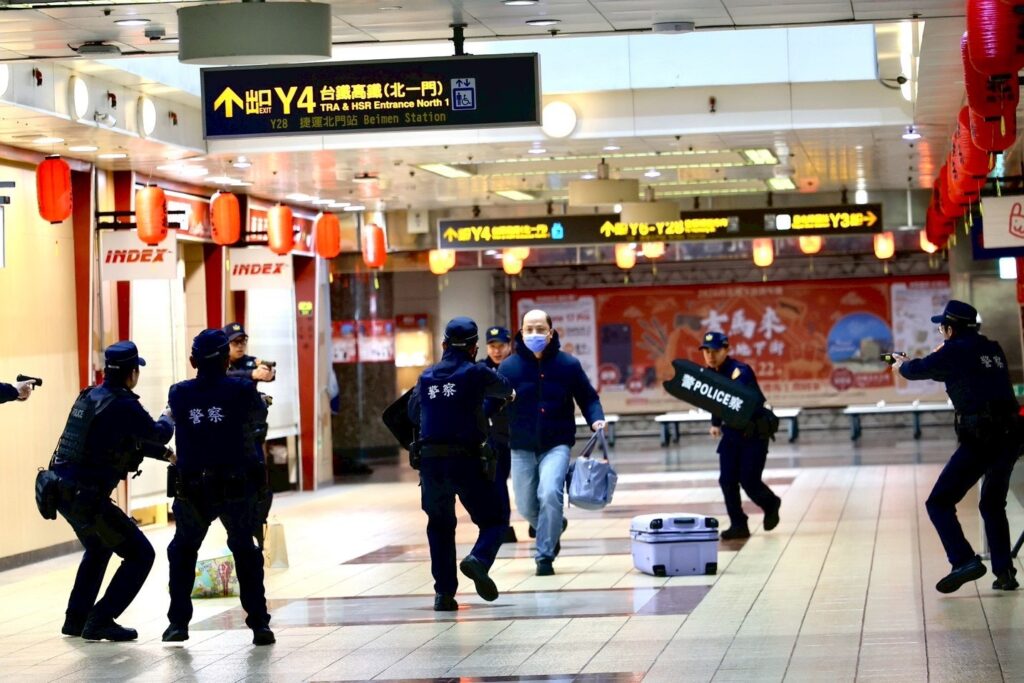 北車聯合演練 警局發布CBS告警 強化共構區應變能力 42 MEITU 20260122 161547319