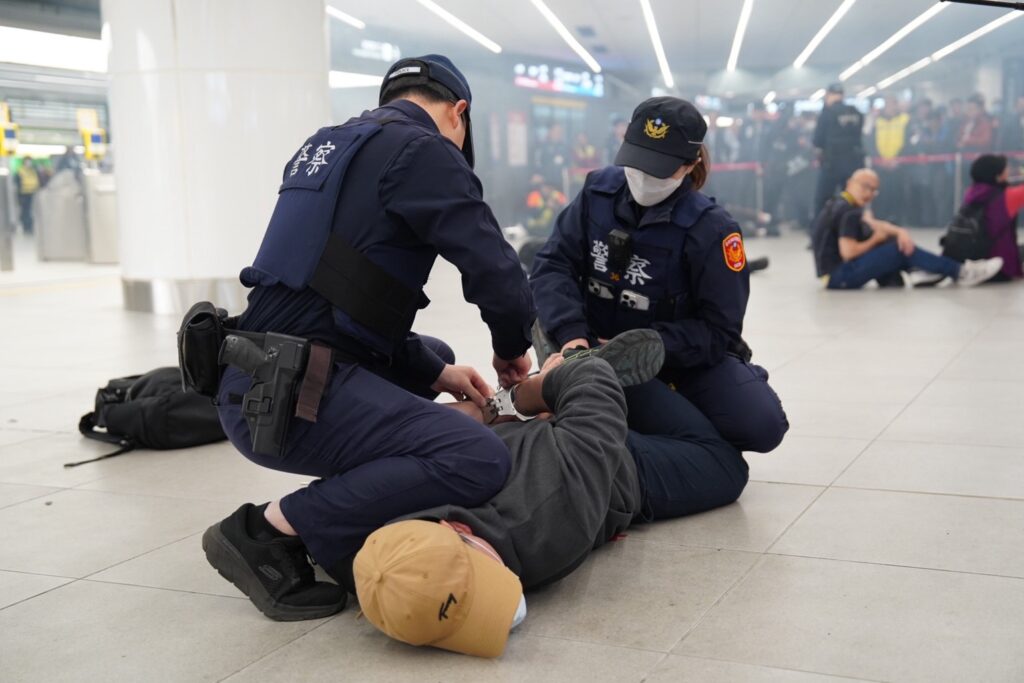 北車聯合演練 警局發布CBS告警 強化共構區應變能力 44 MEITU 20260122 161655141