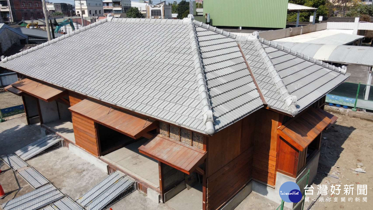 歷史建築莿桐饒平國小舊宿舍即將於115年3月底前竣工／雲林縣府提供