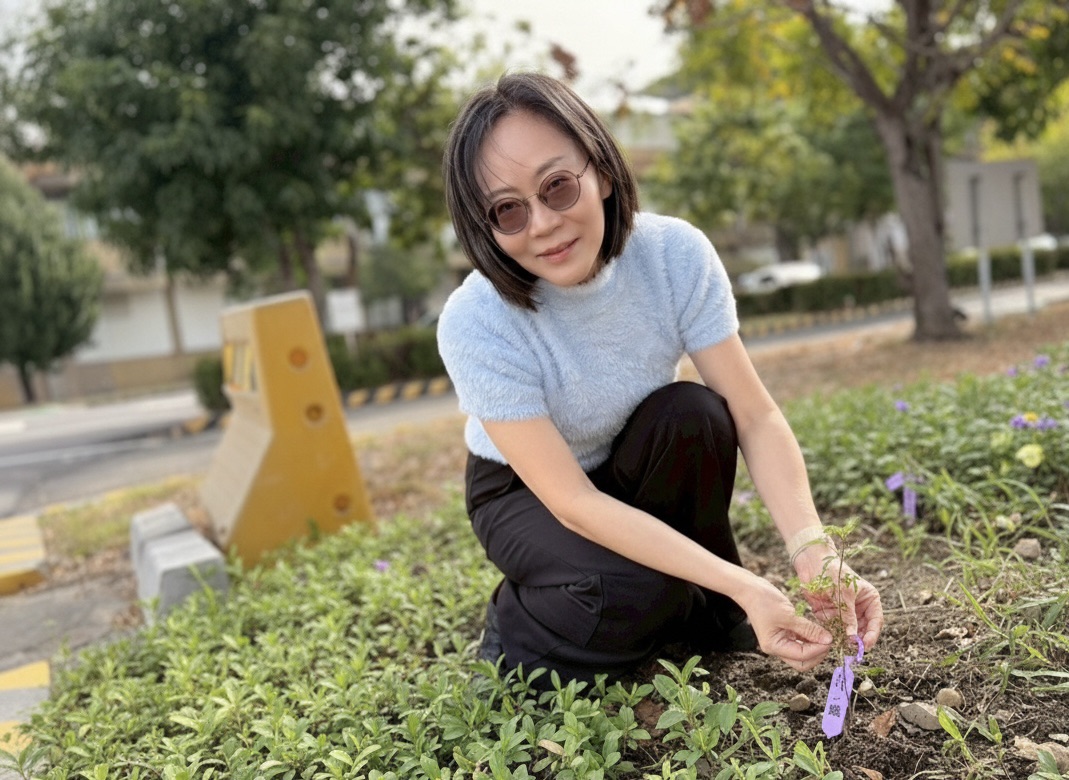 ▲-認領人種下專屬自己植栽。（記者 李堂安 翻攝）