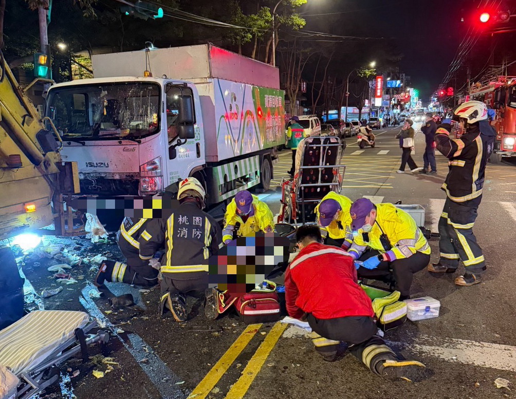 桃園龜山資源回收車突失控追撞垃圾車 6人受傷1人死亡 - https://www.watchmedia01.com