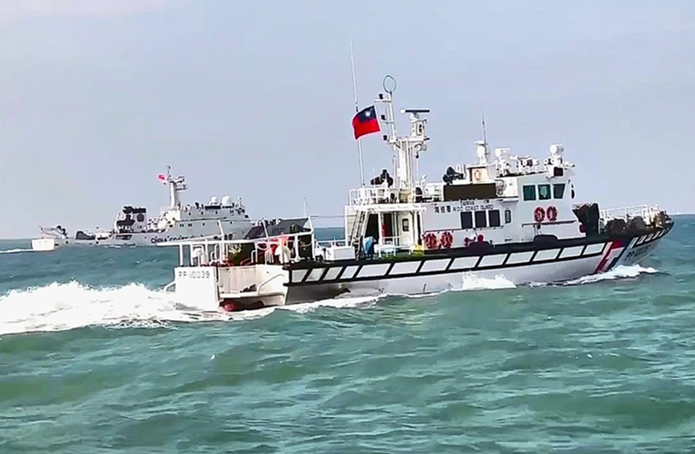 又來常態執法巡查 海巡署強勢驅離中國海警駁斥虛假訊息 209 cnews204260124a02