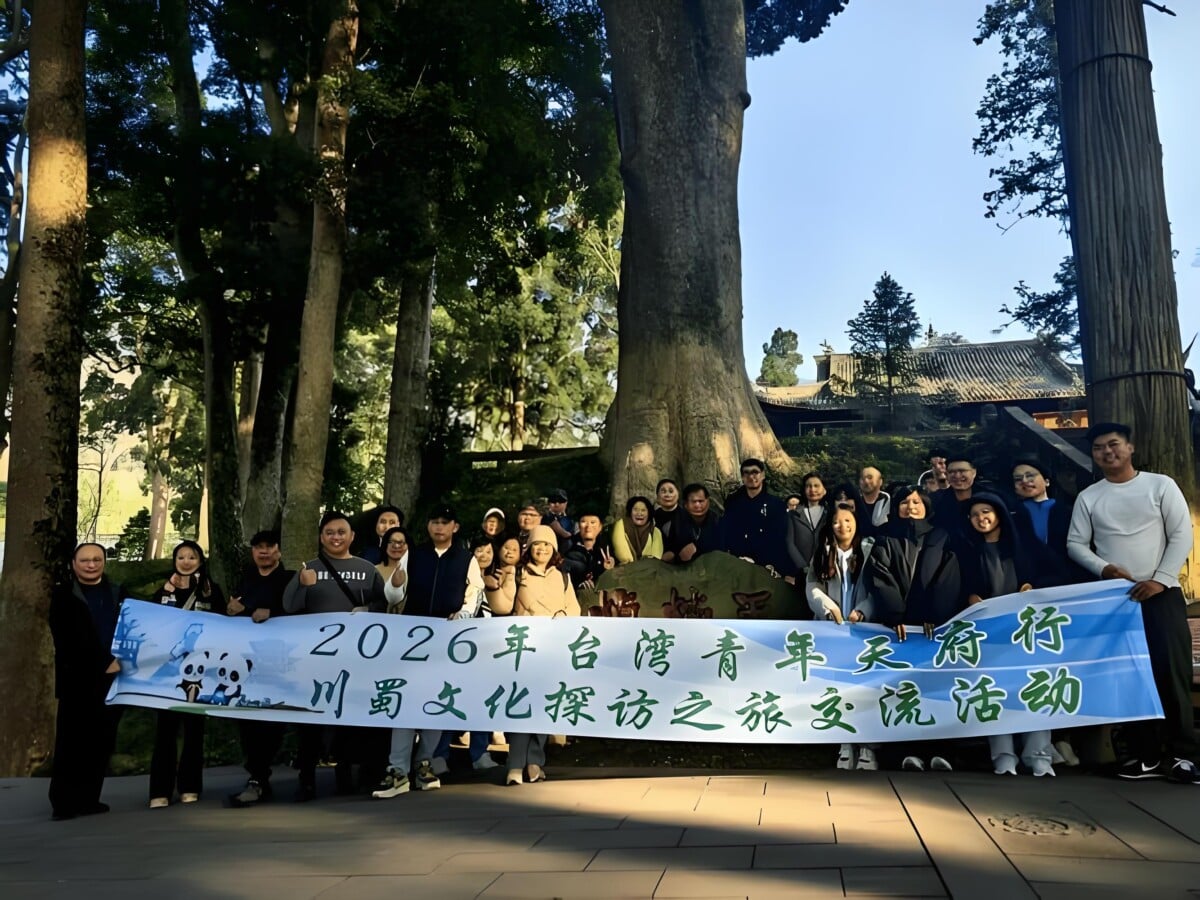 ▲雲林縣台青參加2026年天府行,深刻感受巴蜀文化。