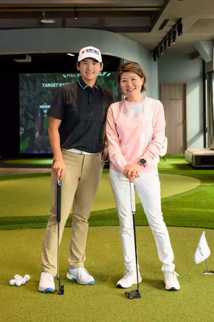 北投國華高爾夫俱樂部副董事長何麗純正式宣布世界球后曾雅妮將擔任國華City Hub推廣大使