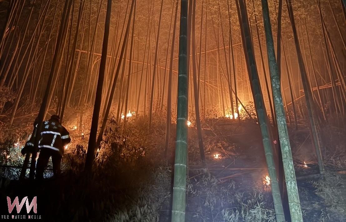 古坑草嶺石壁仙谷驚傳山林火警 消防出動6車14人前往搶救 - https://www.watchmedia01.com