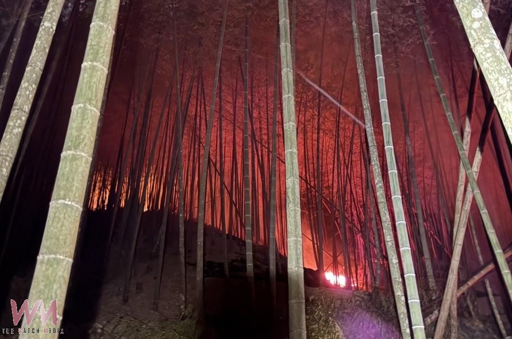 古坑草嶺石壁仙谷驚傳山林火警 消防出動6車14人前往搶救 - https://www.watchmedia01.com