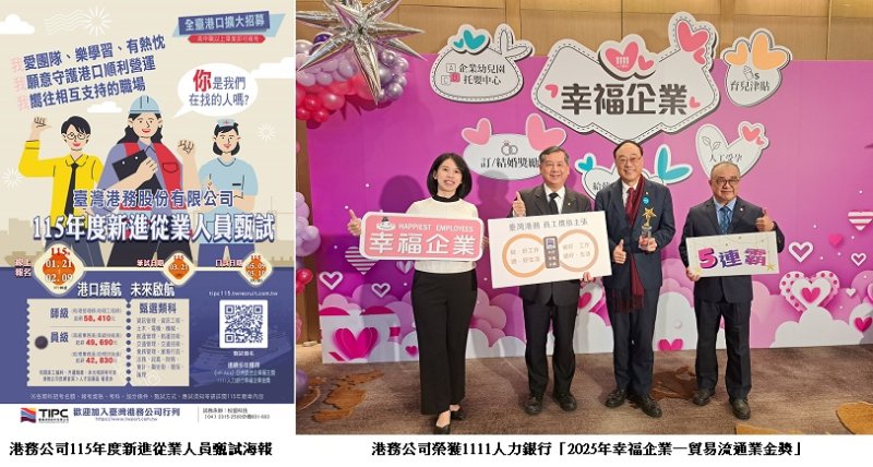 港務公司115年甄試簡章公告  擴大招募多元人才