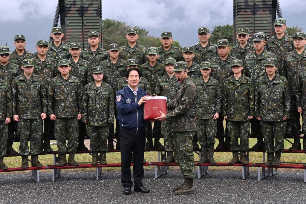 ▲總統勗勉花蓮地區國軍部隊，感謝國軍全年無休保衛國家，盼朝野共同給予國軍最大支持。（圖／記者張玉泰攝）