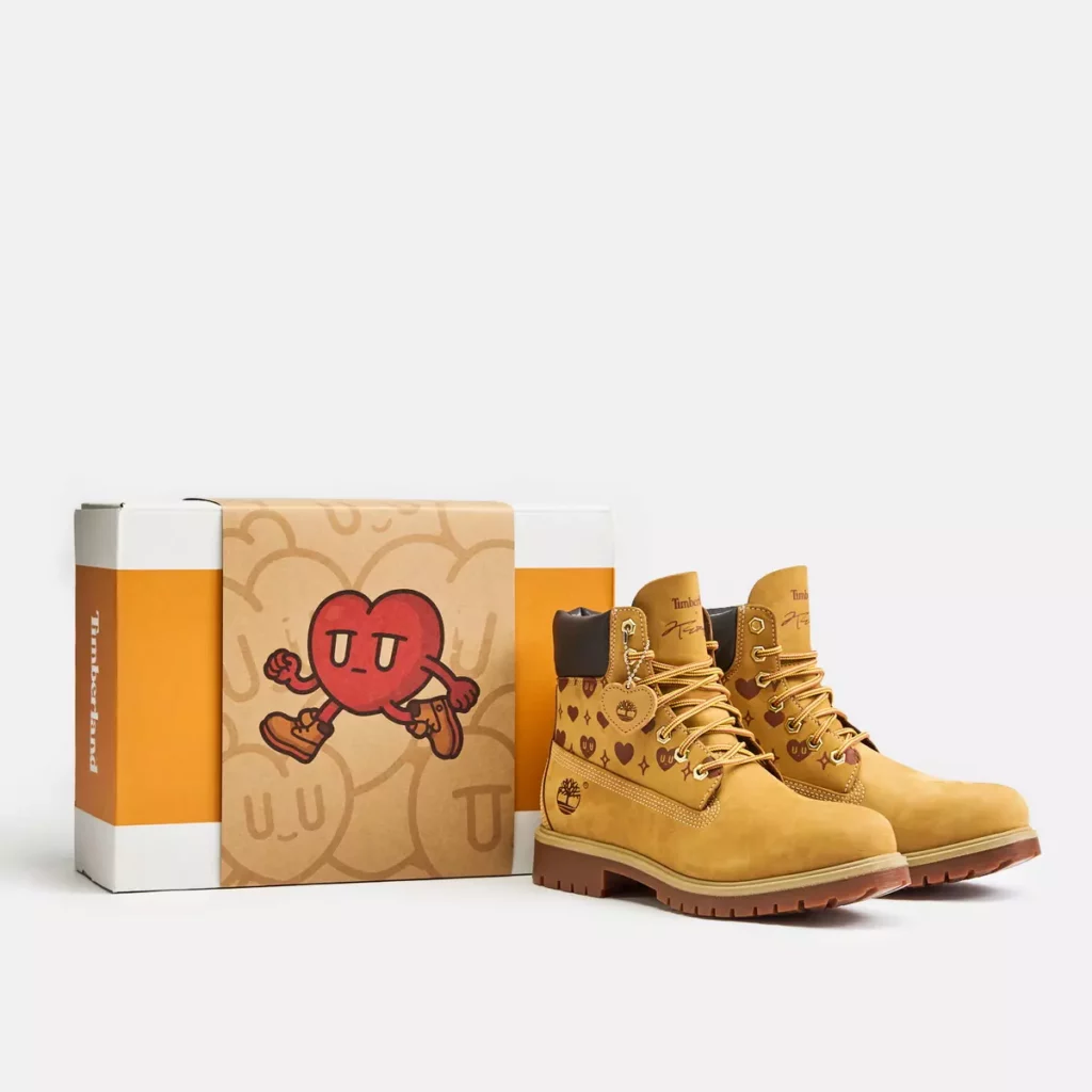 Timberland & Kurt Wu 限量訂製款黃靴