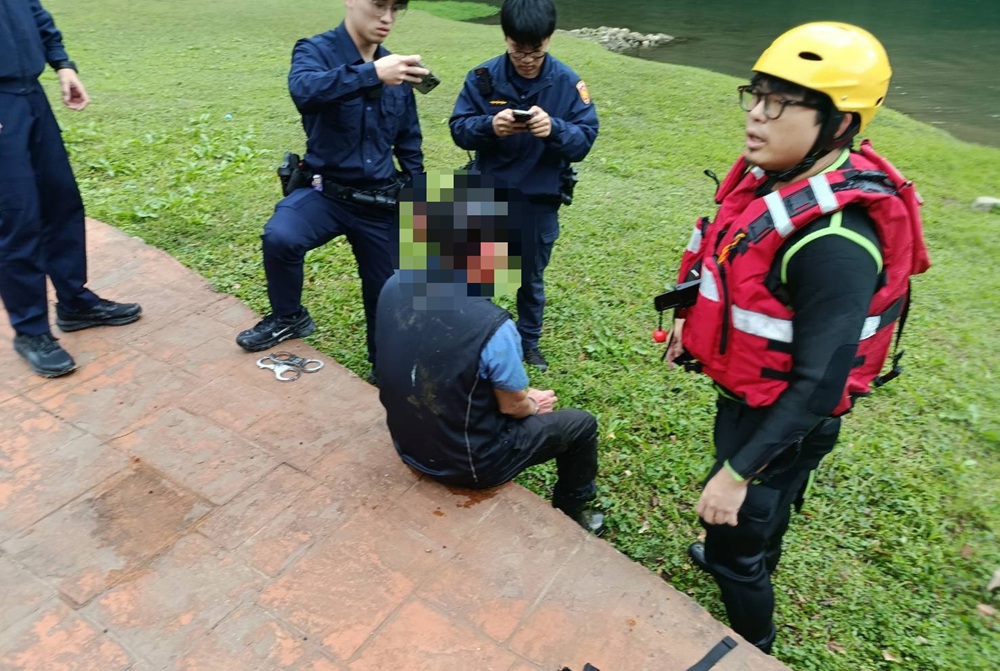 跳入6公尺高溪水逃 43歲男頭撕裂傷原來是失聯移工 205 cnews204260130a12