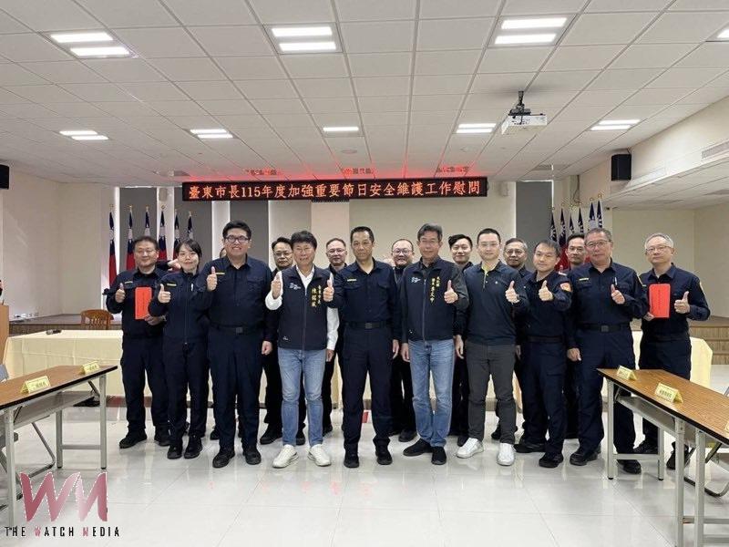春節治安零空窗平安年!台東市長陳銘風親赴警局慰勞 - https://www.watchmedia01.com