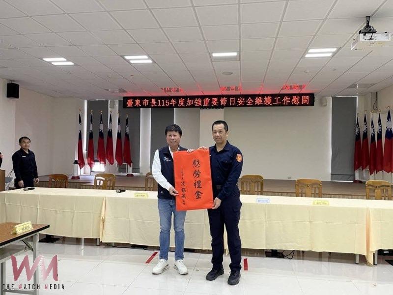 春節治安零空窗平安年!台東市長陳銘風親赴警局慰勞 - https://www.watchmedia01.com
