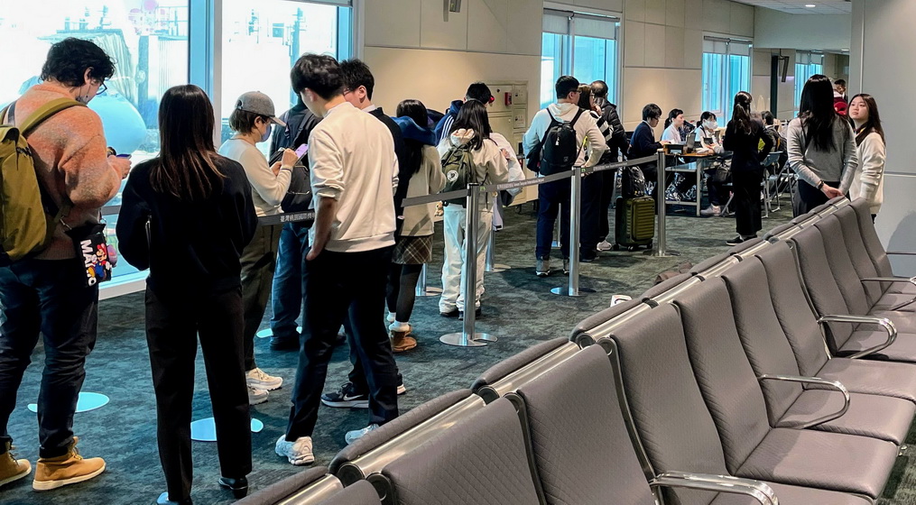 日本入境預審新制 桃機首日逾千旅客快速通關