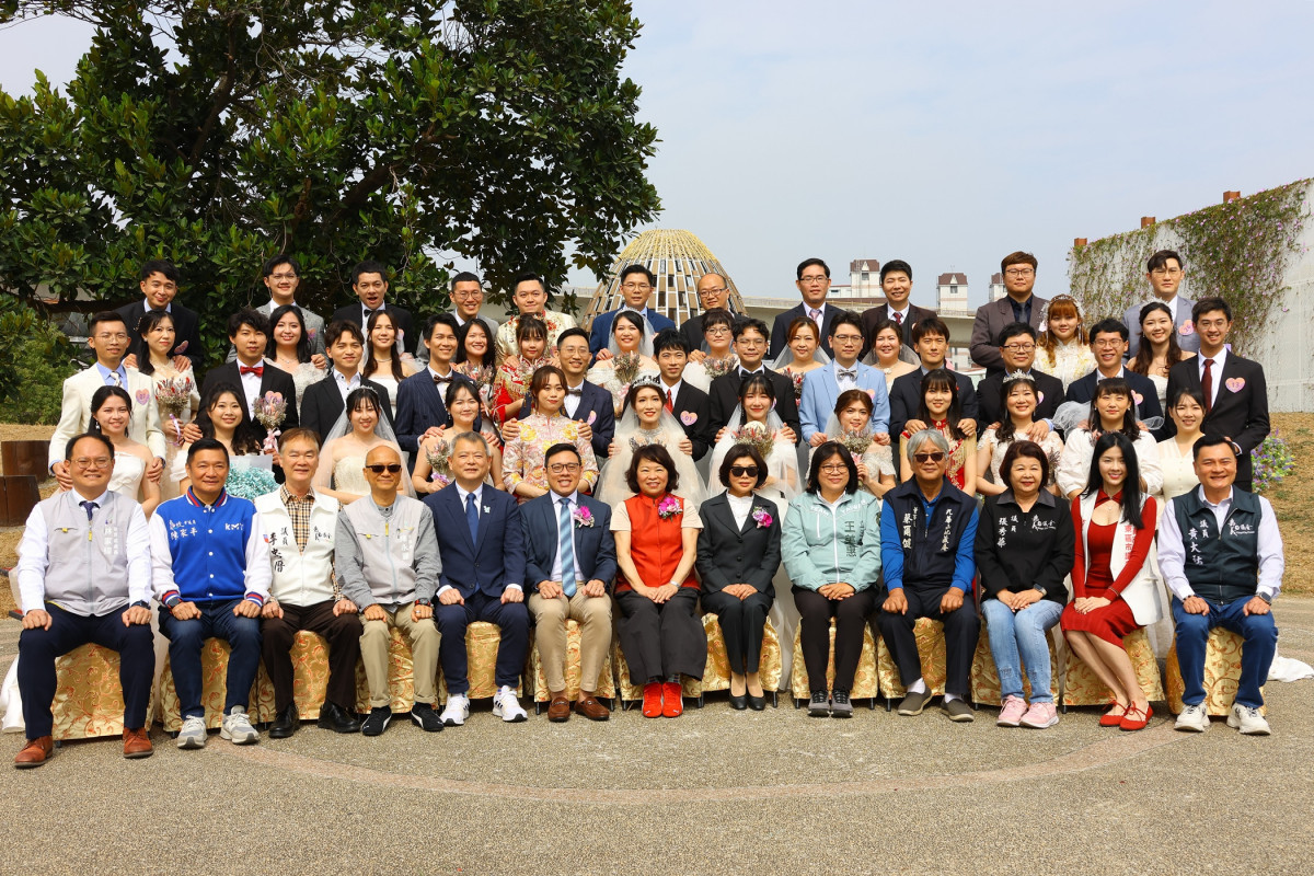 嘉義市第44屆市民集團結婚典禮今（31）日在森林之歌舉辦／市府提供