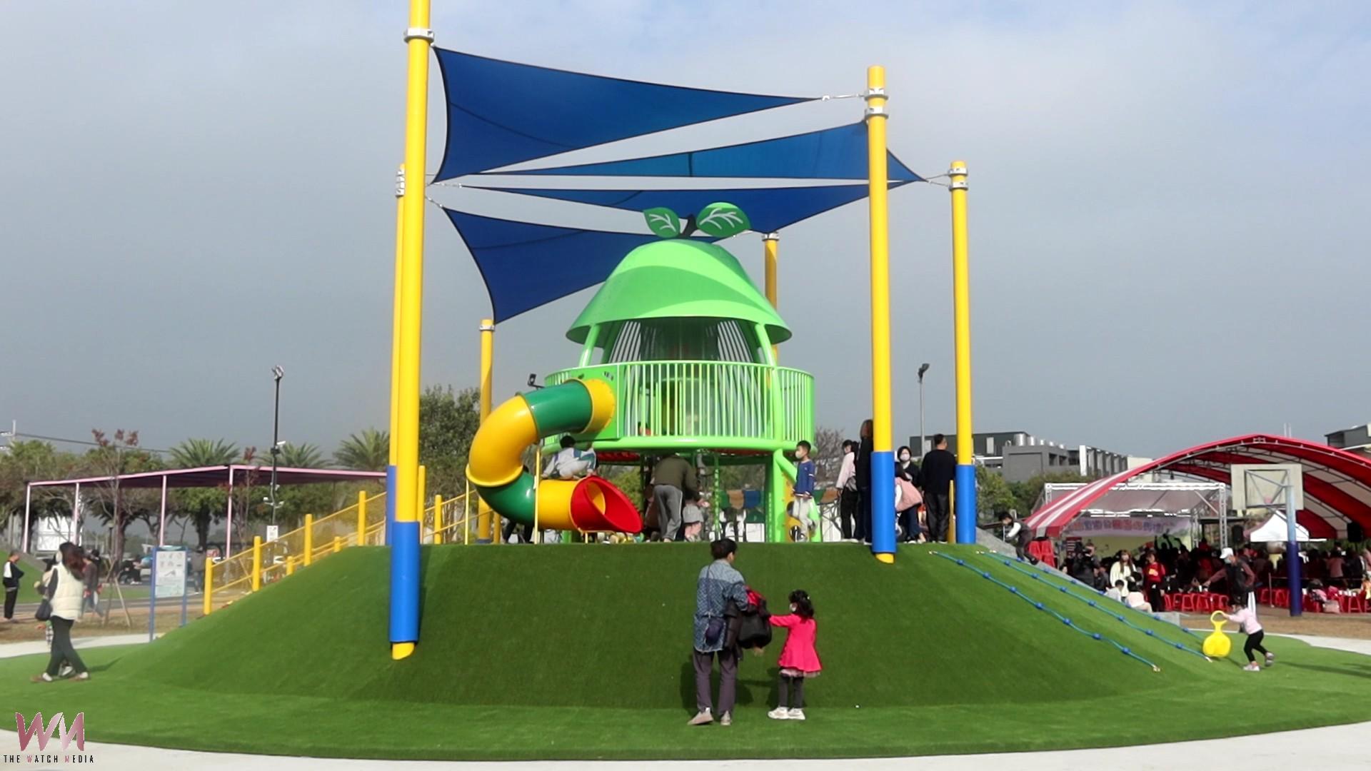 社頭首座大型共融親子公園啟用 芭樂造型遊具成新亮點 - https://www.watchmedia01.com