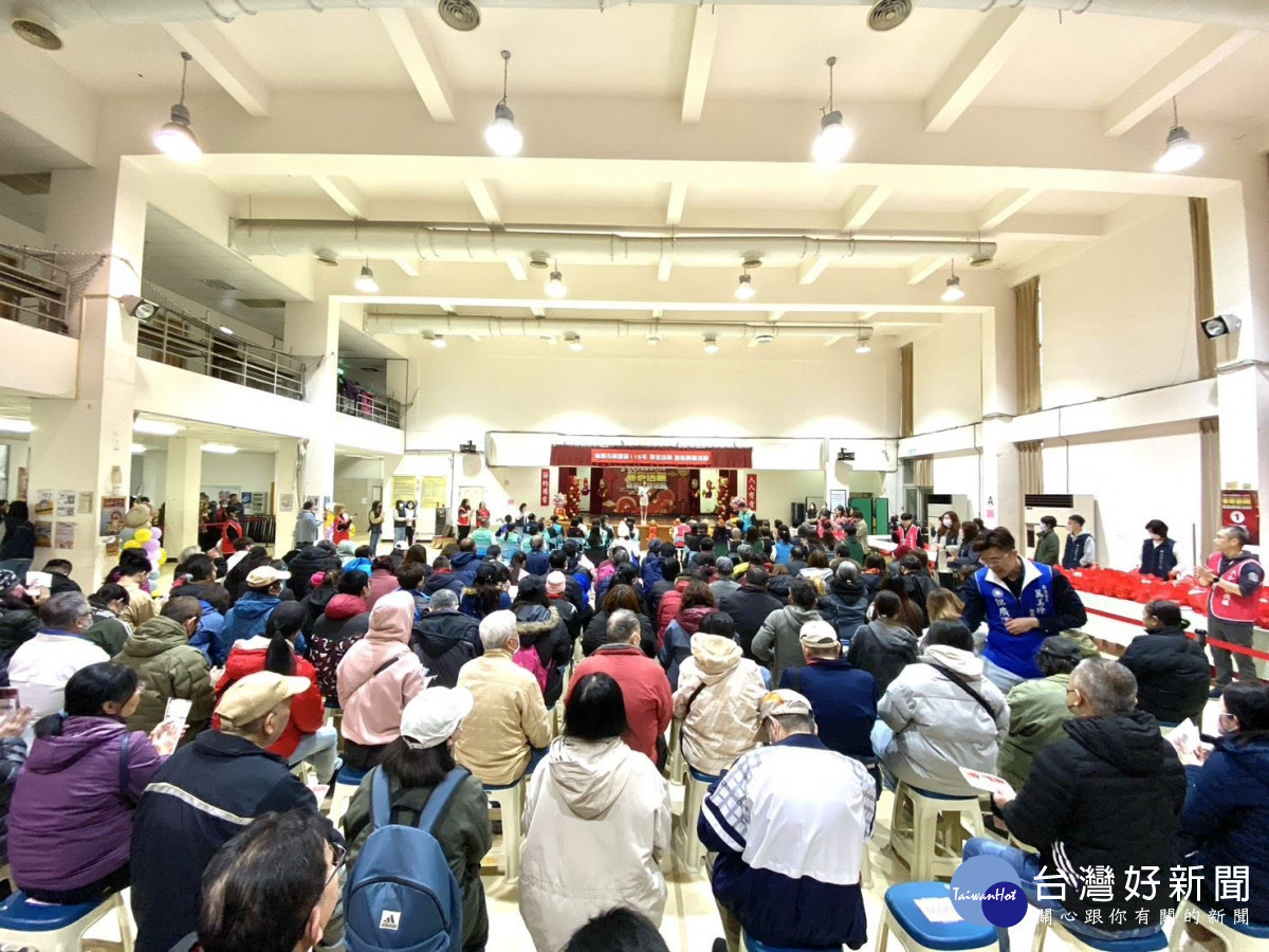 115年寒冬送暖愛心關懷活動現場。<br /><br /> <br /><br />