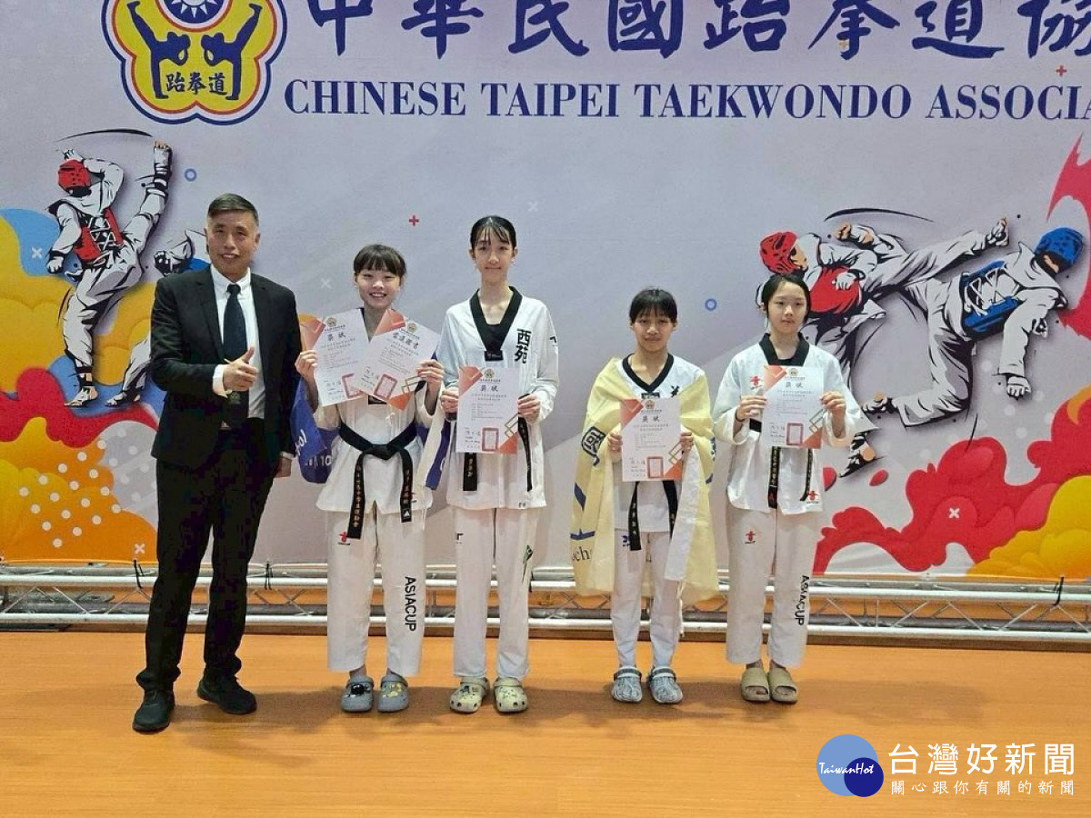 嘉華中學跆拳道小將葉瑀綺勇奪「2026世界青少年跆拳道選拔錦標賽」女子組49公斤級金牌/嘉義市府提供