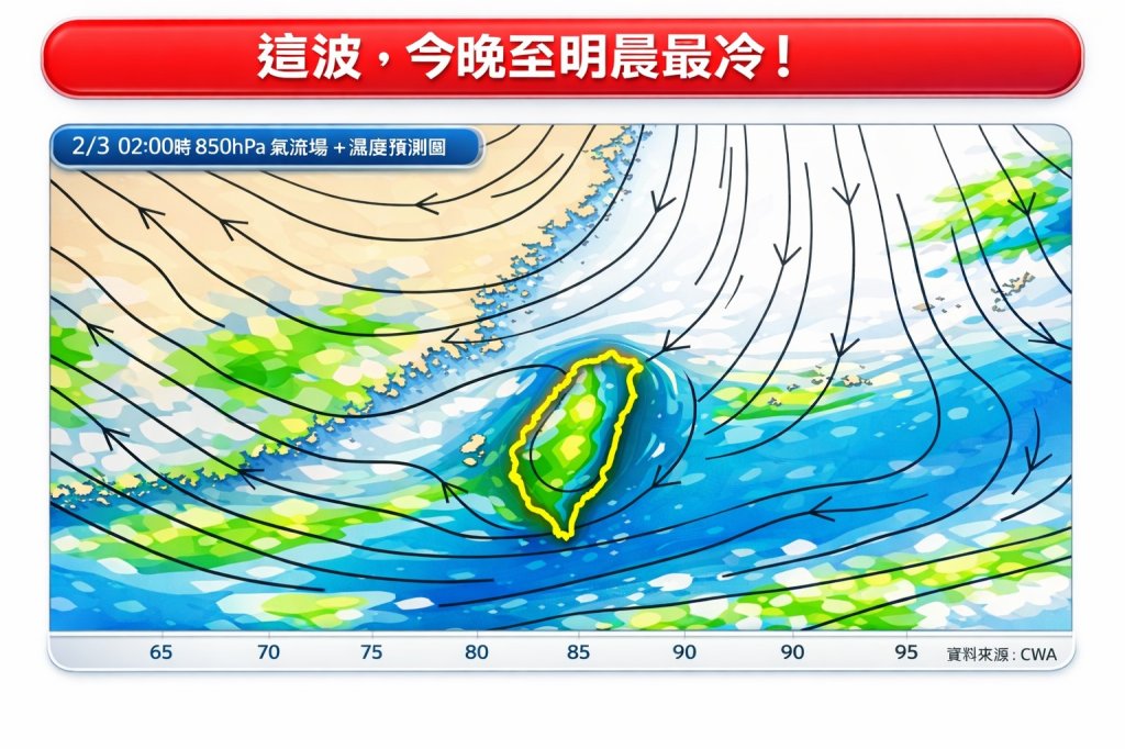 冷到有感!這波低溫今晚到明晨最凍 北台灣整天像冰箱